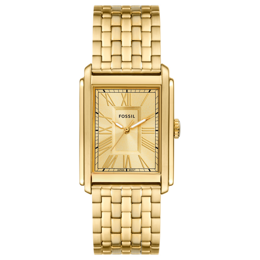 Reloj Análogo Carraway Ejecutivo Dorado de Hombre