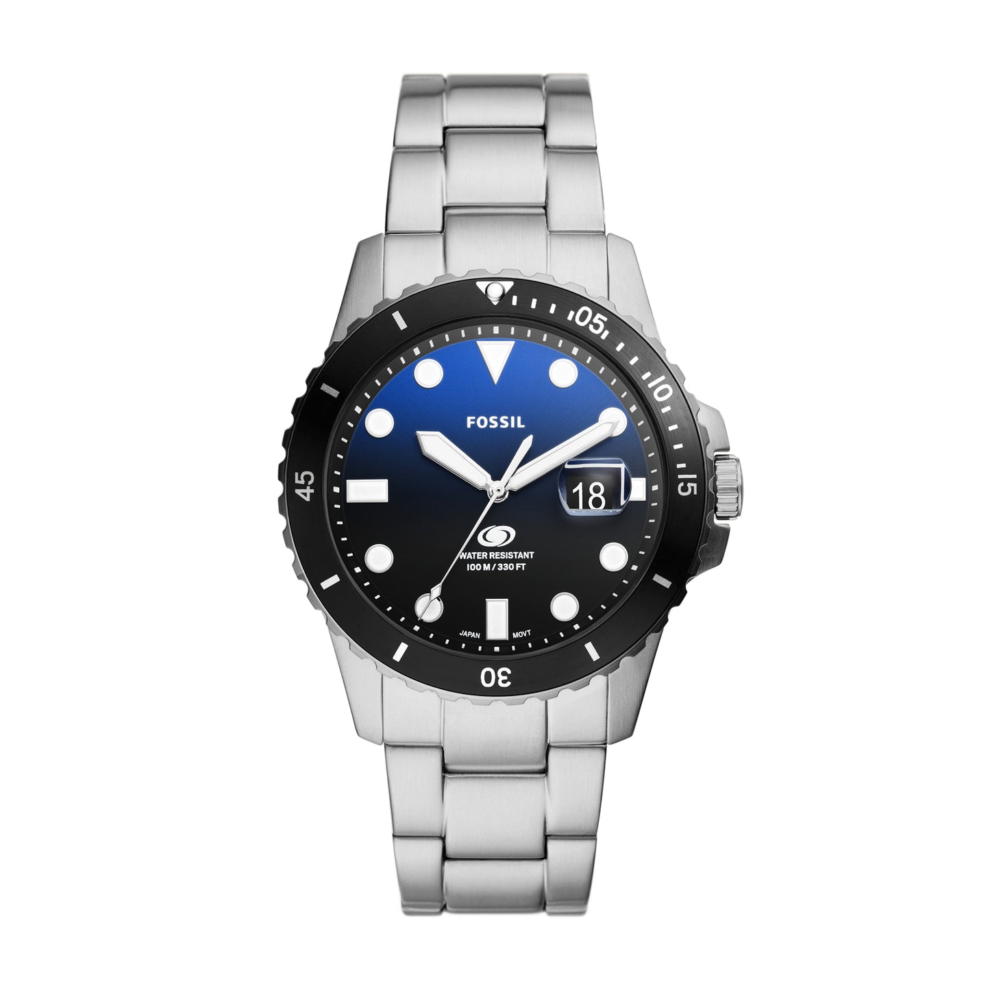 Reloj Análogo Blue Dive Sport Plateado de Hombre