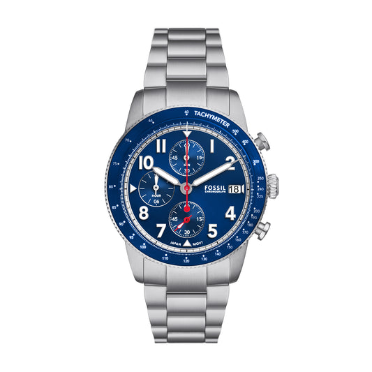 Reloj Análogo Sport Tourer Sport Plateado de Hombre