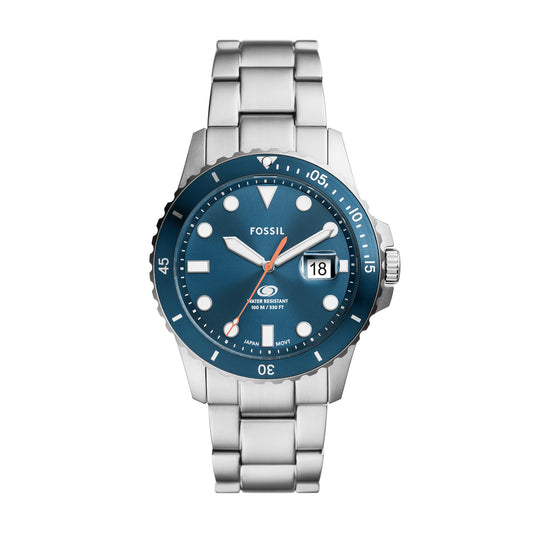 Reloj Análogo Blue Sport Plateado de Hombre