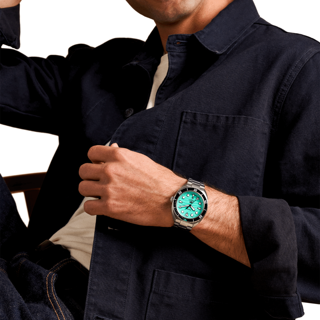 Reloj Análogo Sport Plateado de Hombre