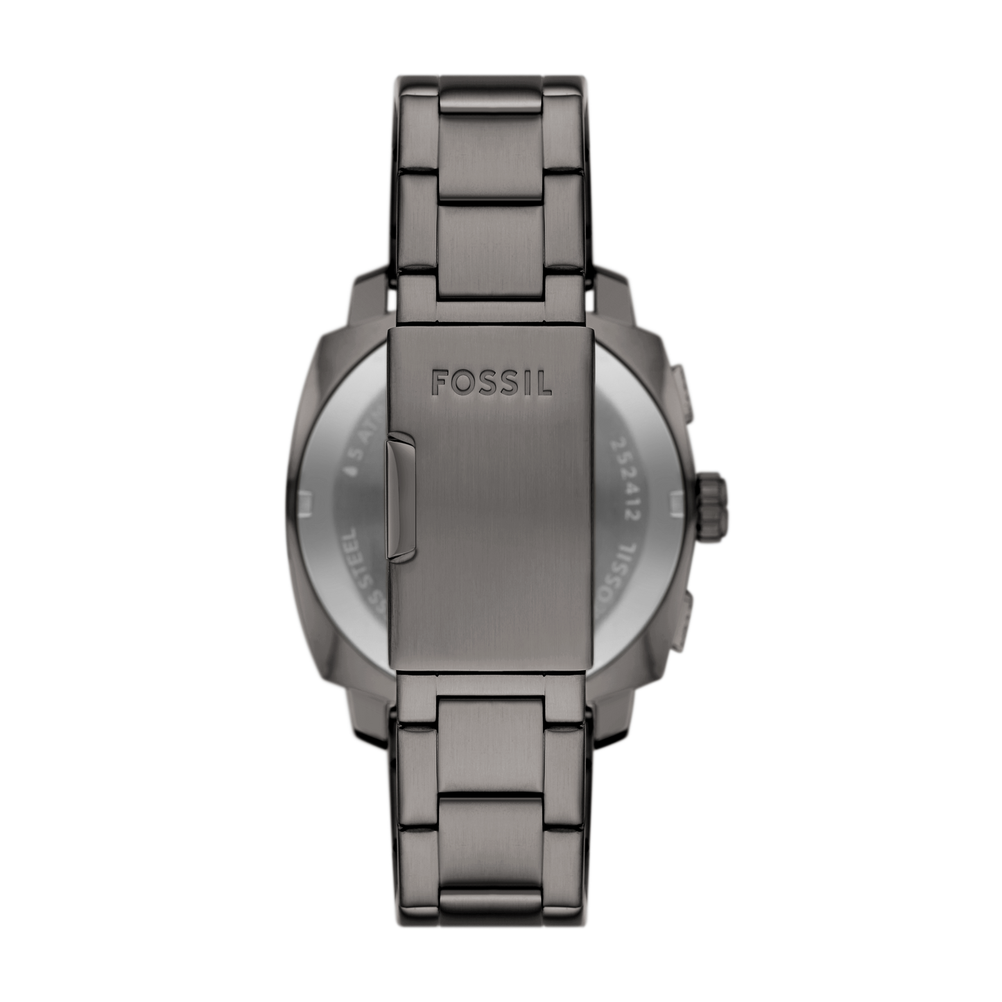 Reloj Análogo con Cronógrafo Casual Plateado de Hombre