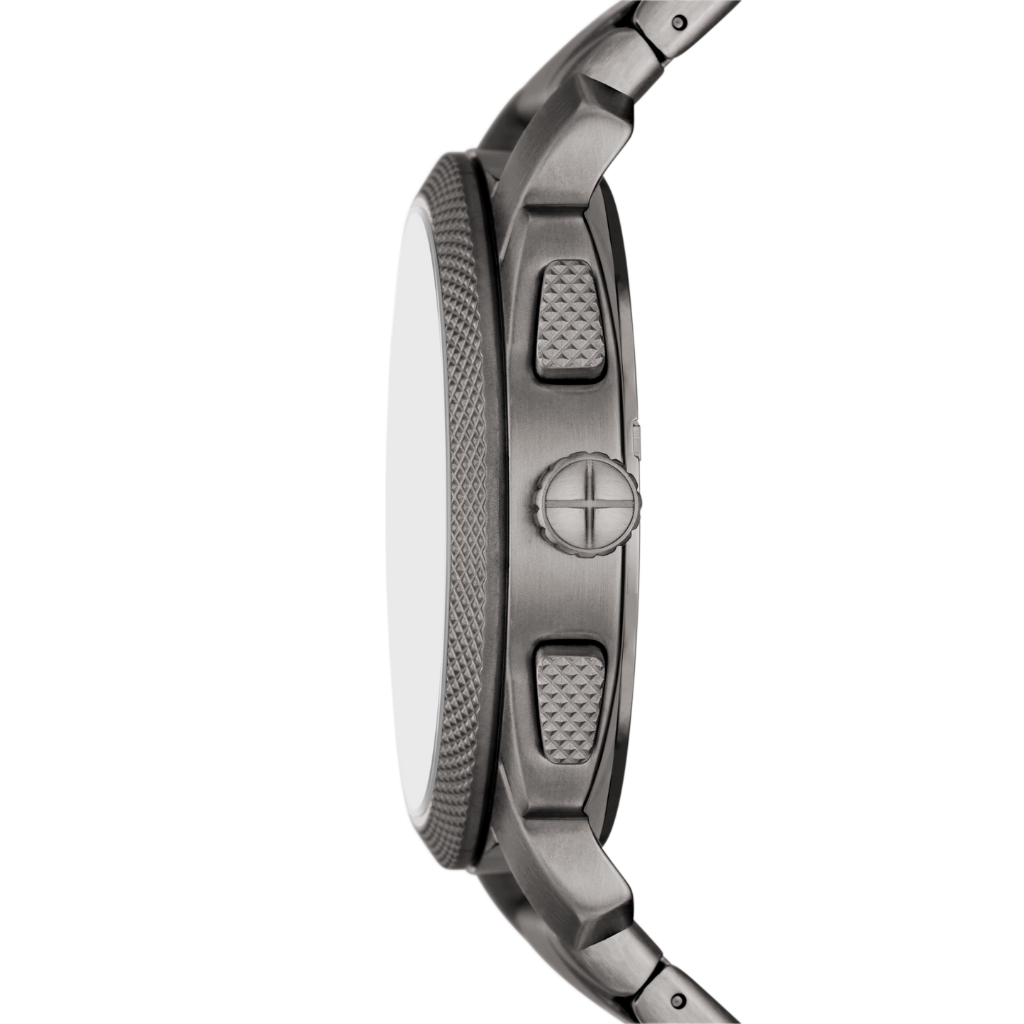 Reloj Análogo con Cronógrafo Casual Plateado de Hombre