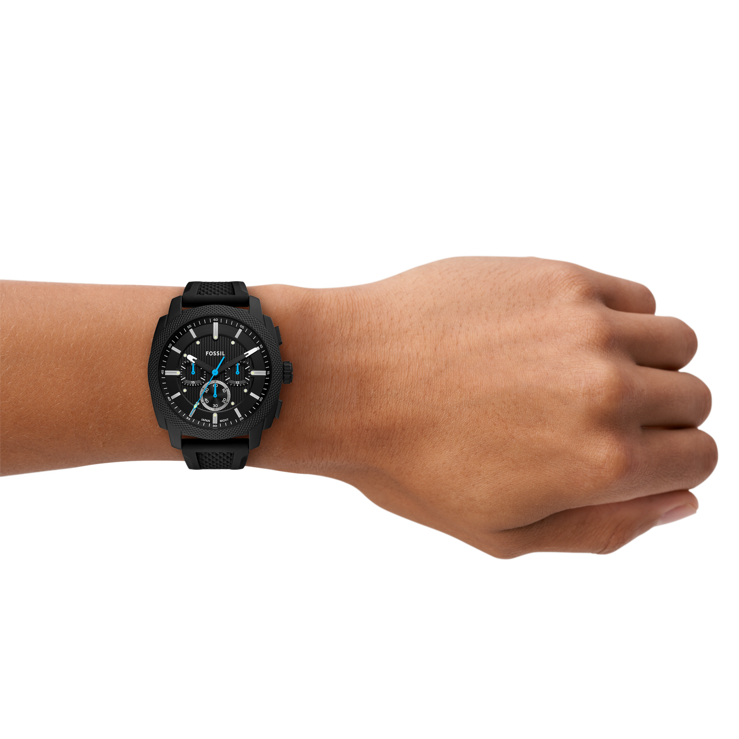 Reloj Análogo con Cronógrafo Casual Negro de Hombre