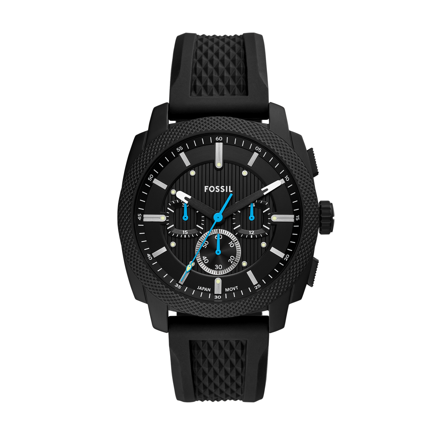 Reloj Análogo con Cronógrafo Casual Negro de Hombre