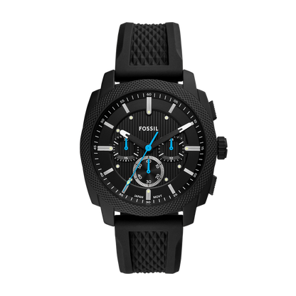 Reloj Análogo con Cronógrafo Casual Negro de Hombre