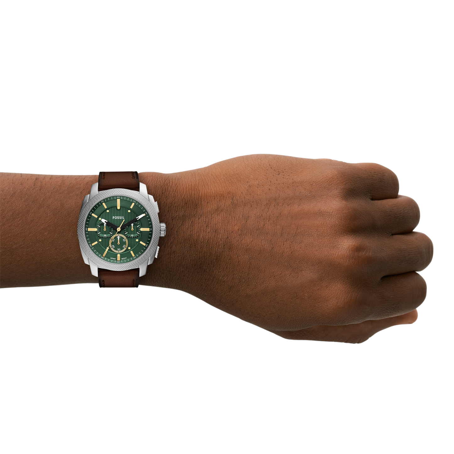 Reloj Análogo con Cronógrafo Casual Chocolate de Hombre