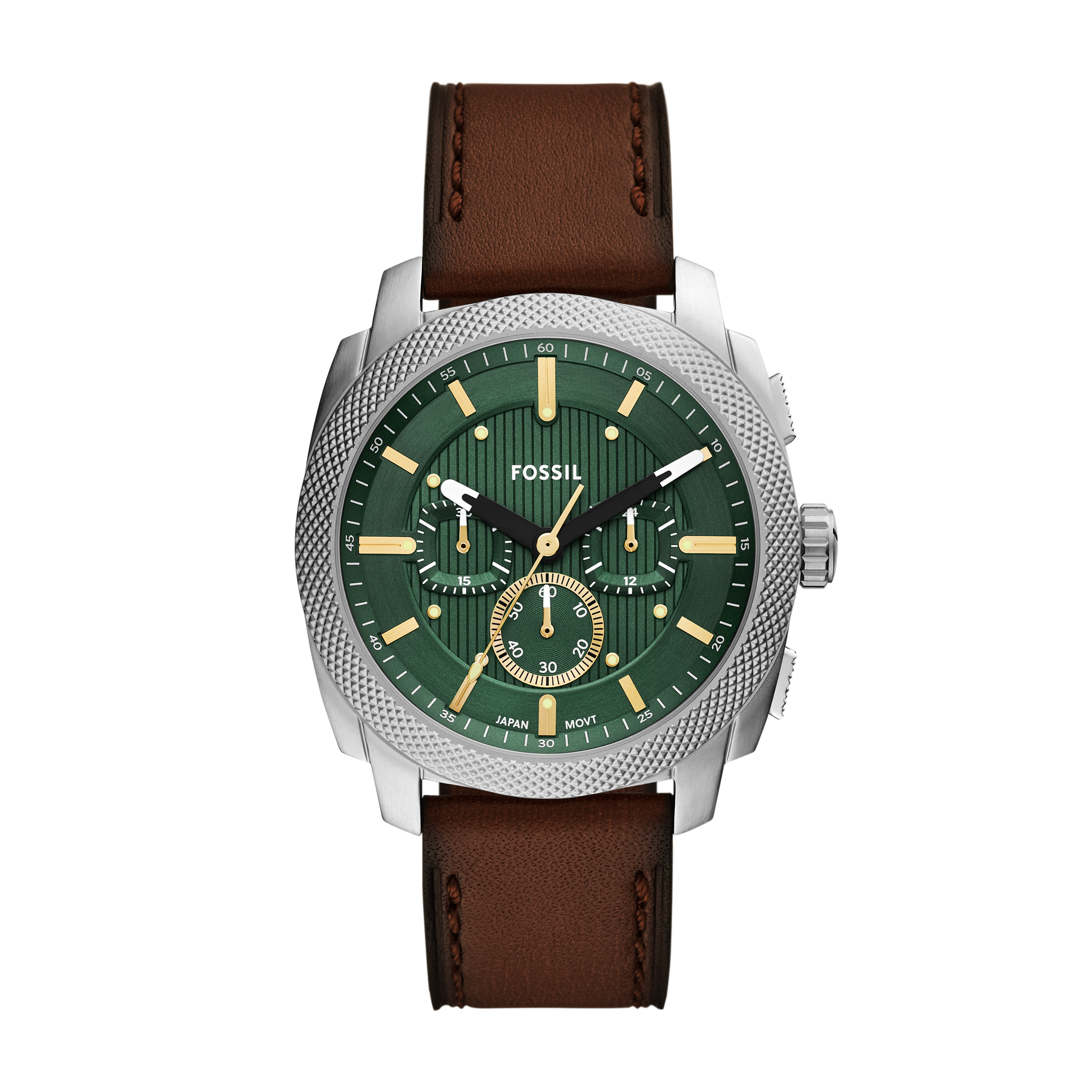 Reloj Análogo con Cronógrafo Casual Chocolate de Hombre – Relojín Panamá