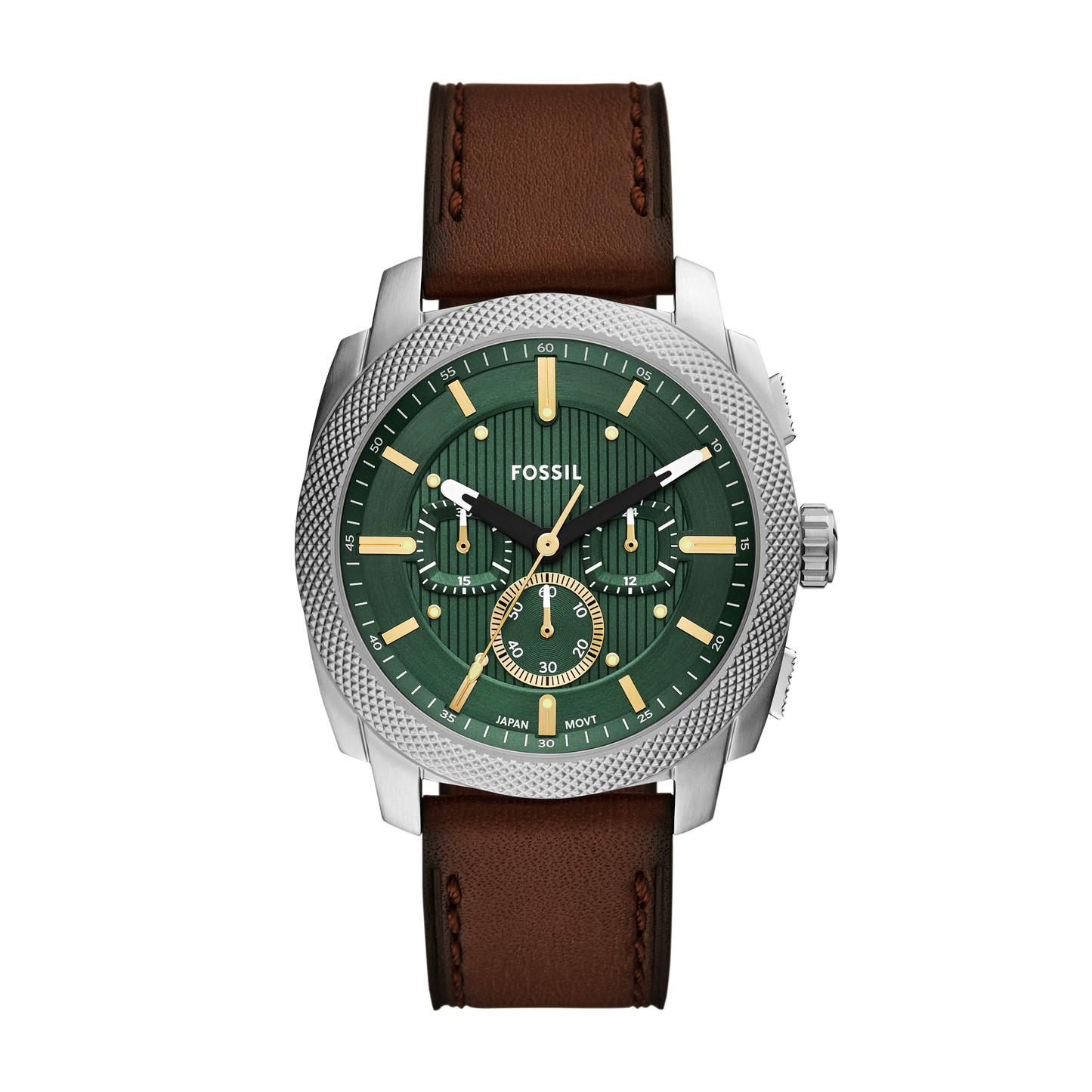 Reloj Análogo con Cronógrafo Casual Chocolate de Hombre