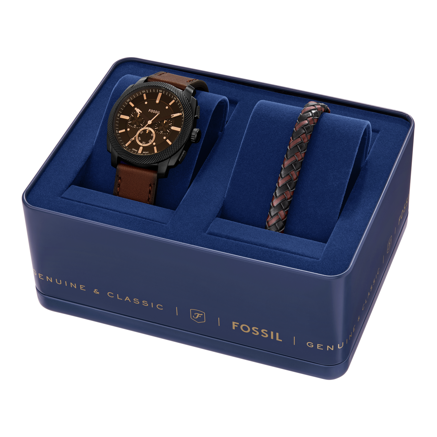Reloj Análogo Casual Chocolate Casual de Hombre