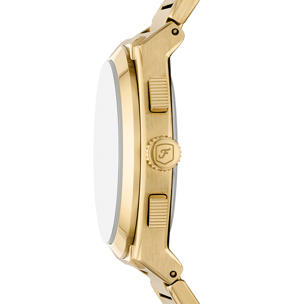 Reloj Análogo Cronógrafo De Hombre Fossil Everett Dorado