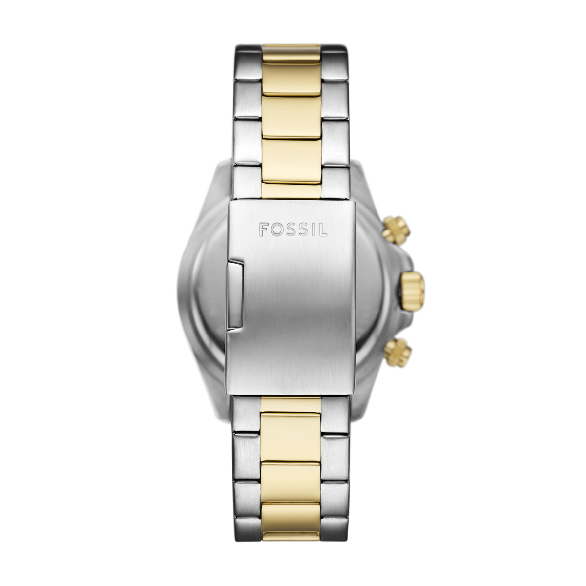 Reloj Análogo Multifunción De Hombre Fossil Autocross Dorado Y Plateado