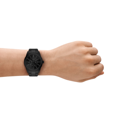 Reloj Análogo Multifunción De Hombre Fossil Pearson Negro