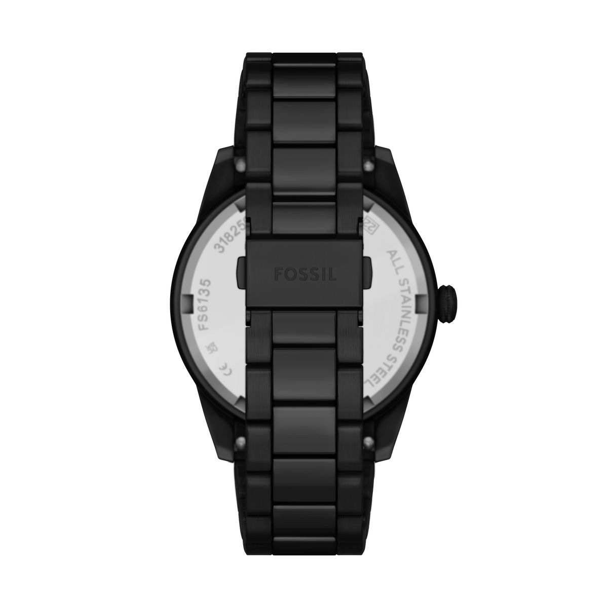 Reloj Análogo Multifunción De Hombre Fossil Pearson Negro