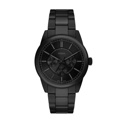 Reloj Análogo Multifunción De Hombre Fossil Pearson Negro