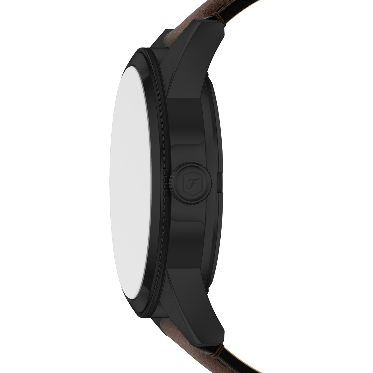 Reloj Análogo Multifunción De Hombre Fossil Pearson Negro, Marrón Y Plateado