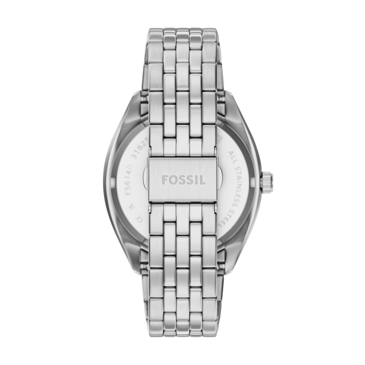 Reloj Análogo Clásico De Hombre Fossil Campbell Azul Y Plateado