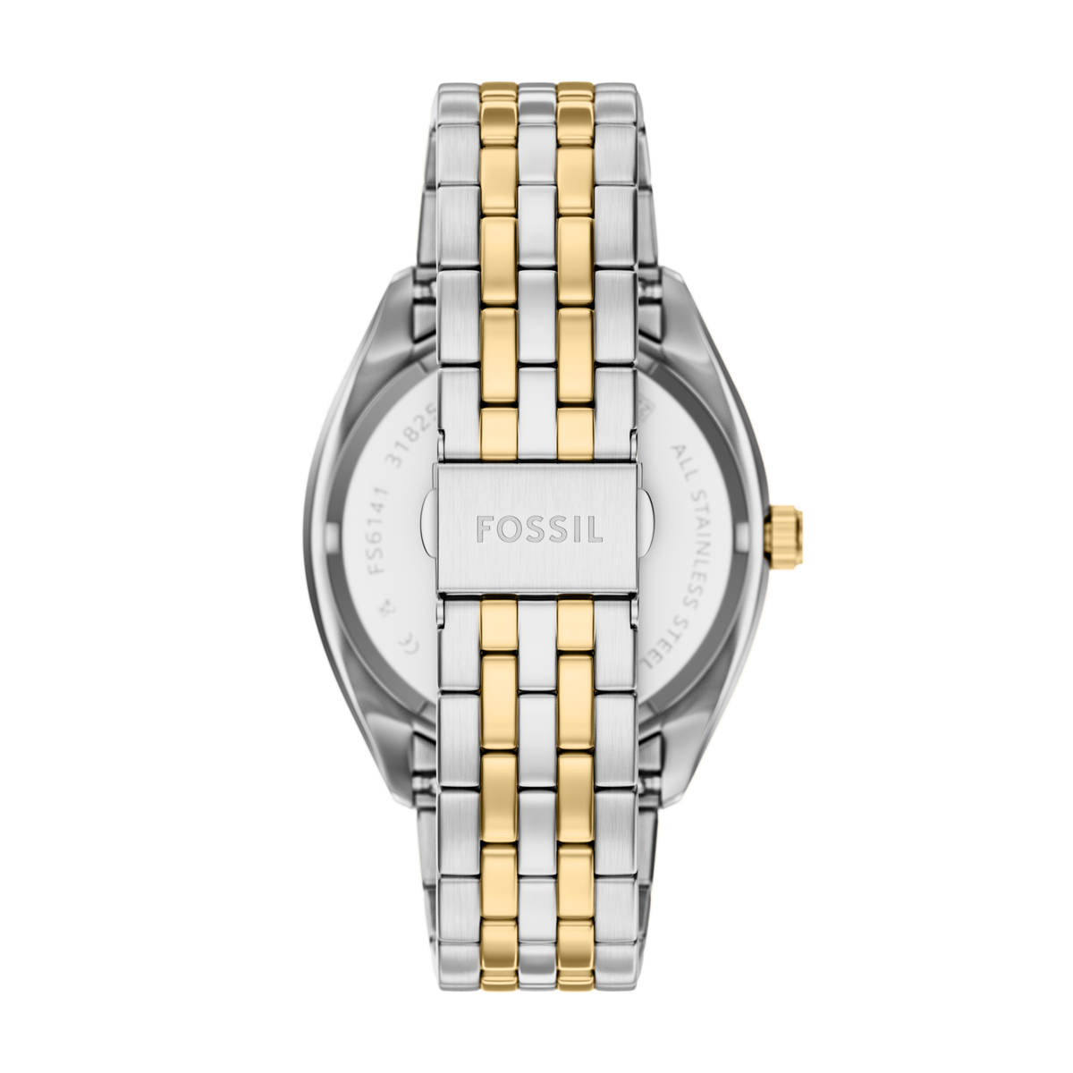 Reloj Análogo De Hombre Fossil Campbell Azul, Plateado Y Dorado