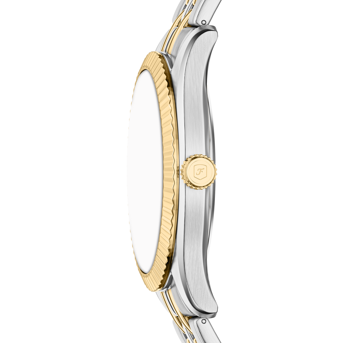 Reloj Análogo De Hombre Fossil Campbell Azul, Plateado Y Dorado