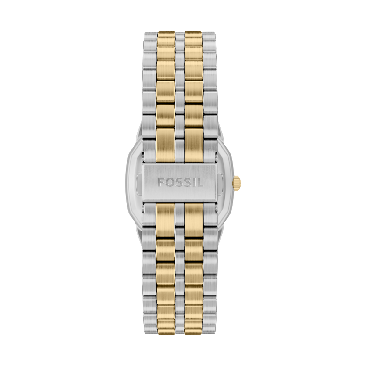 Reloj Análogo De Hombre Fossil Harlow Crema, Plateado Y Dorado
