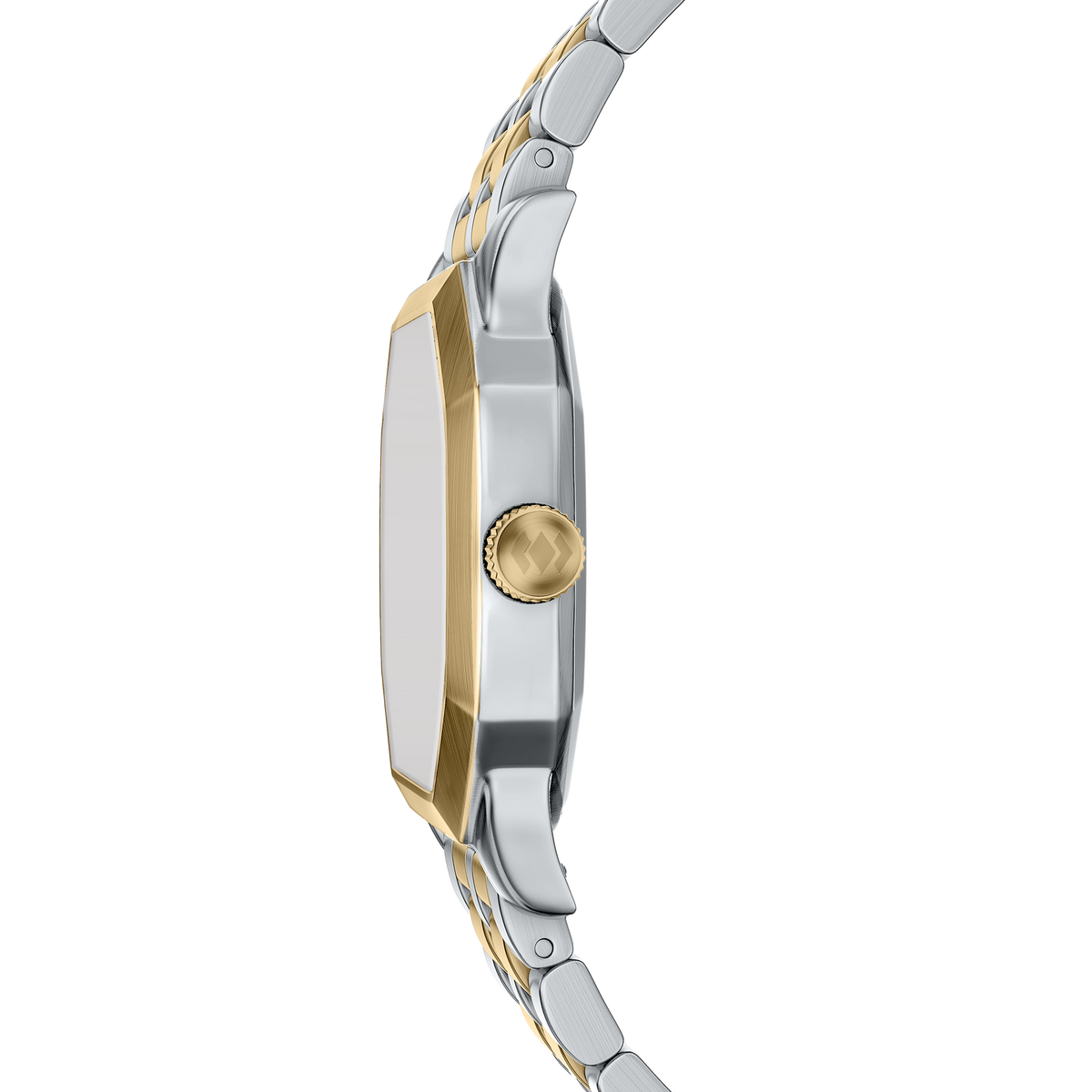 Reloj Análogo De Hombre Fossil Harlow Crema, Plateado Y Dorado
