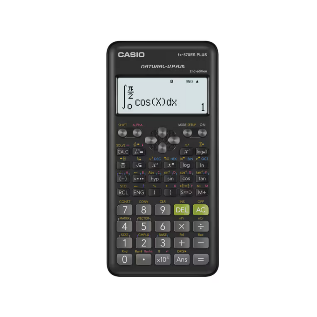 Calculadora Científica Estandar Negra fx-570ES PLUS-2