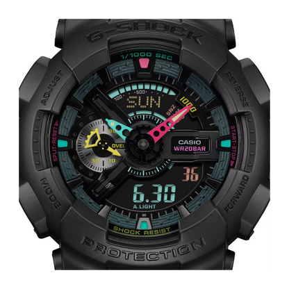 Reloj Análogo Digital Casual Negro de Hombre