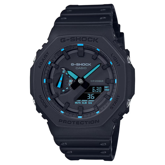 Reloj Análogo-Digital Octagon Carbon Core Casual Negro de Hombre