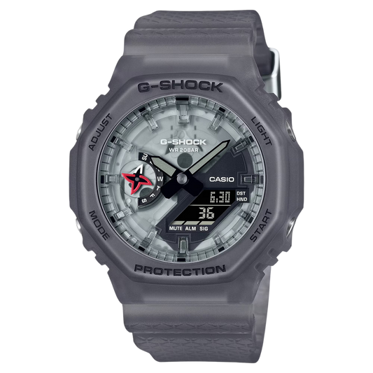 Reloj Análogo-Digital Octagon Carbon Core Serie Ninja Vintage Gris de Hombre