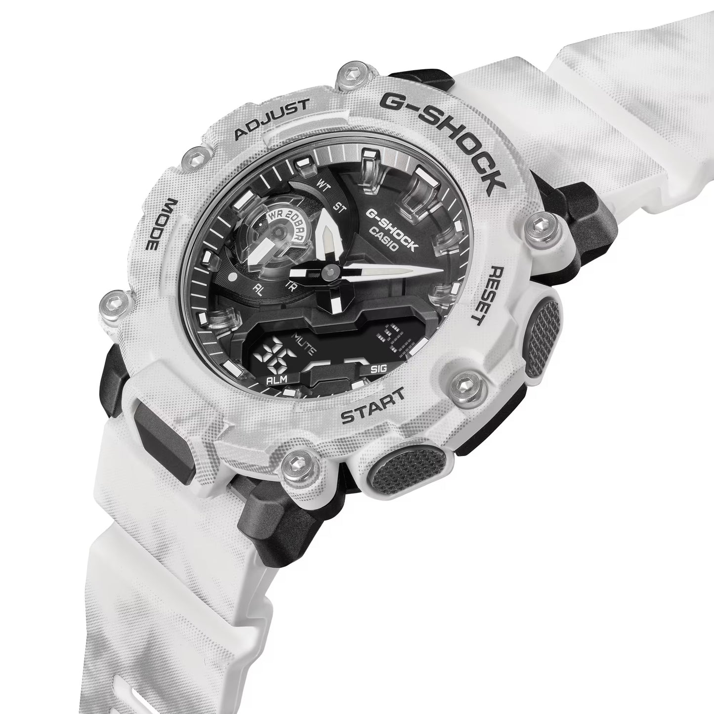 Reloj Análogo-Digital Carbon Core Frozen Forest Sport Blanco de Hombre