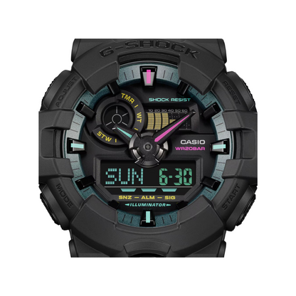 Reloj Análogo Digital Casual Negro de Hombre