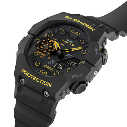 Reloj Análogo-Digital Bisel Integrado Carbon Core Serie Caution Juvenil Negro de Hombre