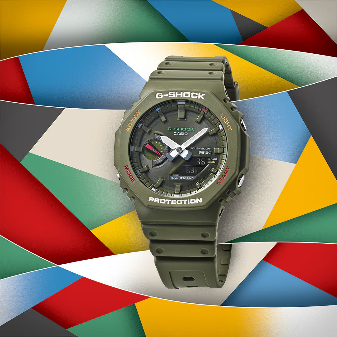 Reloj Análogo-Digital Octagon Carbon Core Juvenil Verde de Hombre