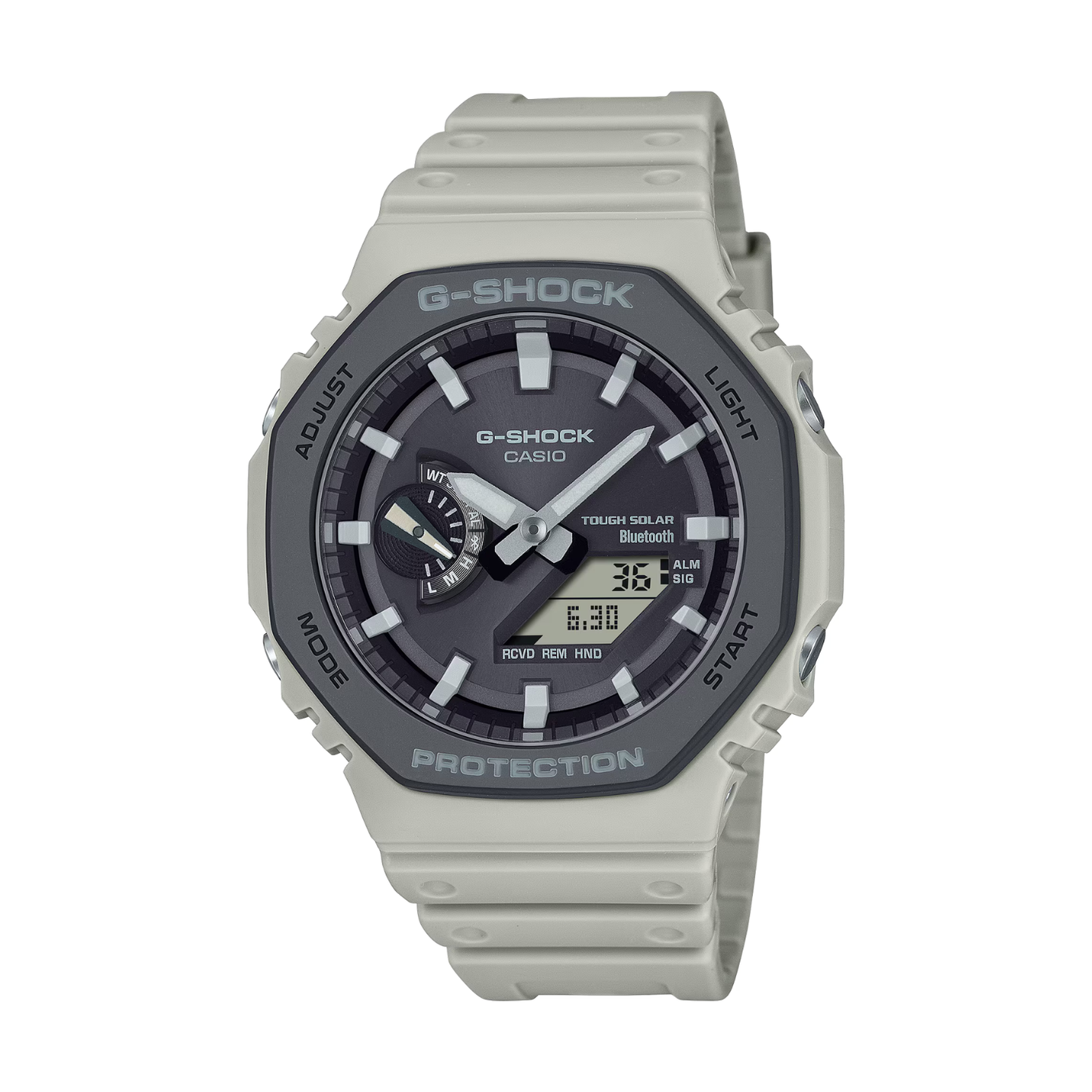 Reloj Análogo Digital Casual Gris de Hombre
