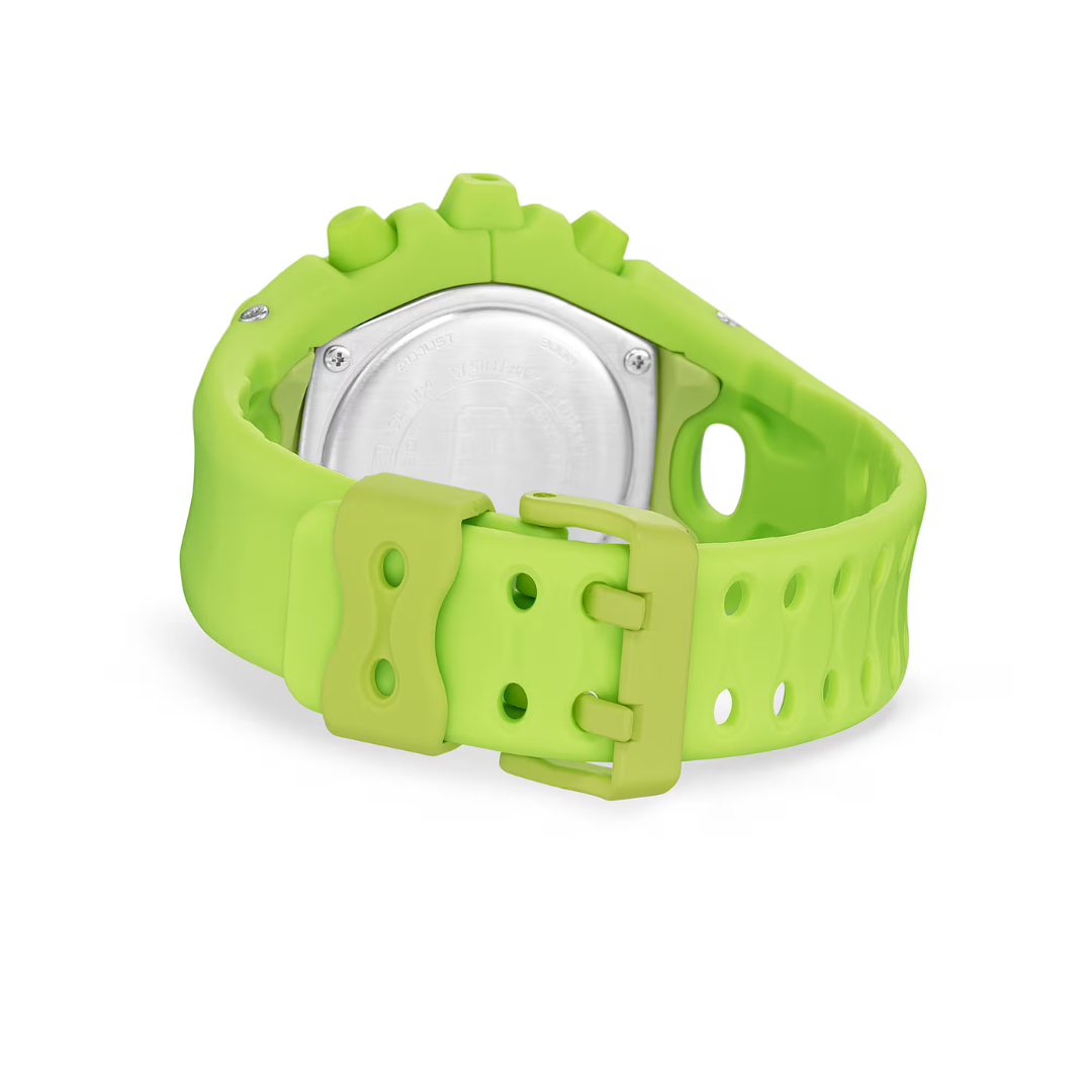 Reloj Análogo Digital Casual/Juvenil Amarillo Neón de Hombre