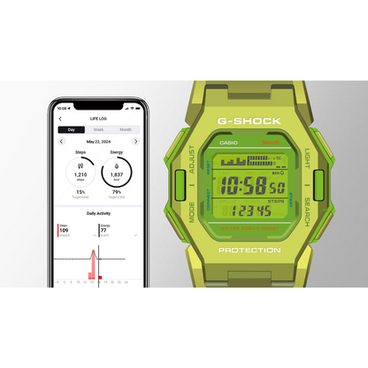 Reloj Digital Sport Verde de Hombre