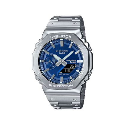 Reloj Análogo Digital Ejecutivo Plateado de Hombre