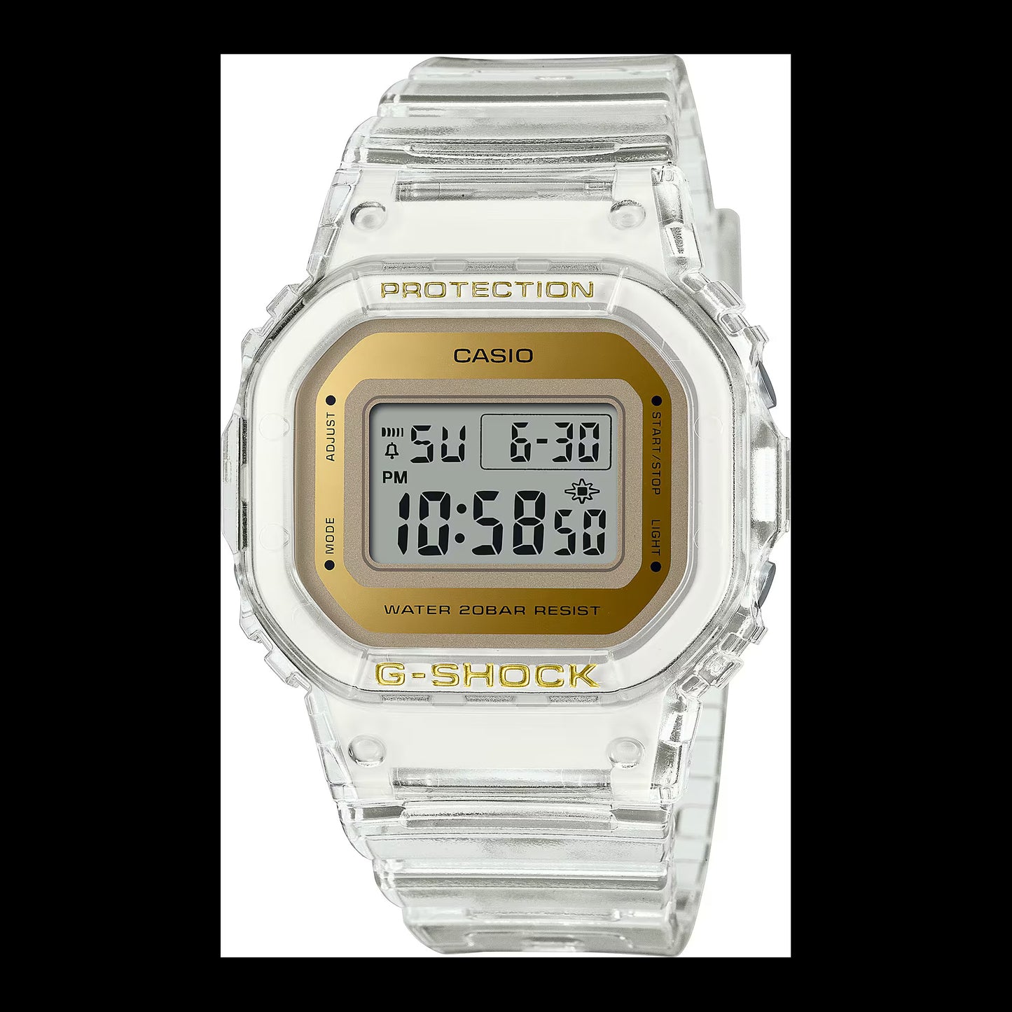 Reloj Digital The Origin Sport Dorado de Mujer