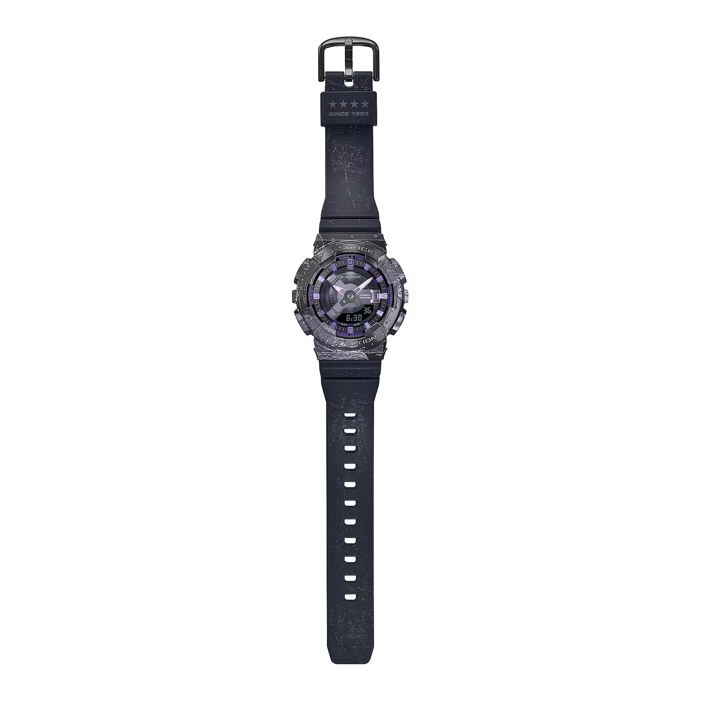 Reloj Análogo-Digital Bemetal Adventurers Stone 40th Annversary Casual Negro de Mujer