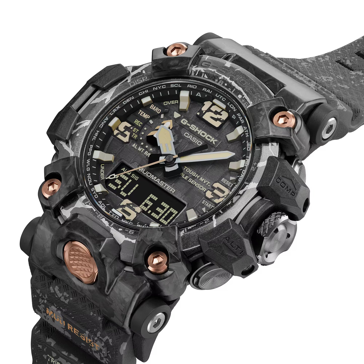 Reloj Análogo-Digital Mudmaster Carbon Core Sport Negro de Hombre