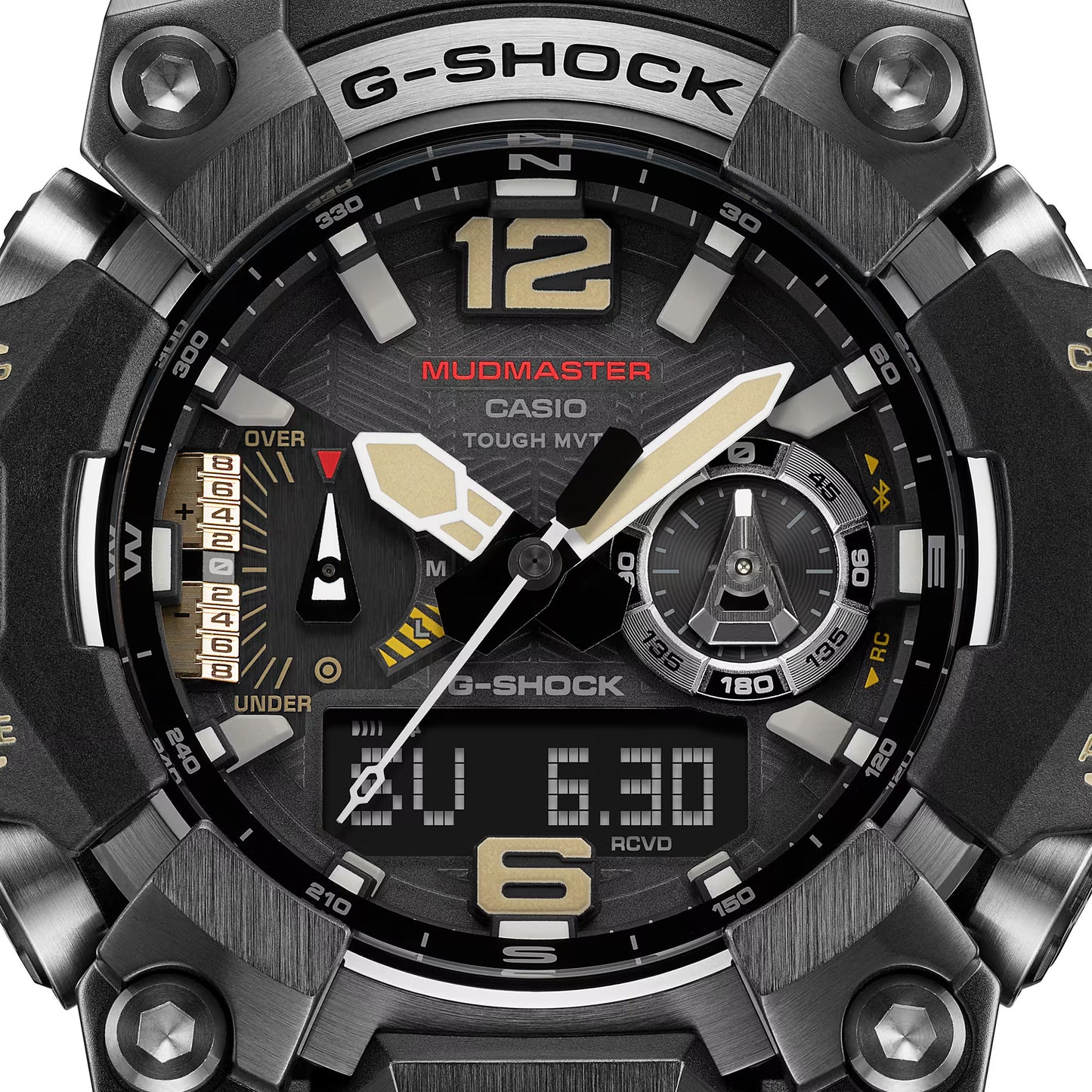 Reloj Análogo-Digital Mudmaster Carbono Sport Negro de Hombre