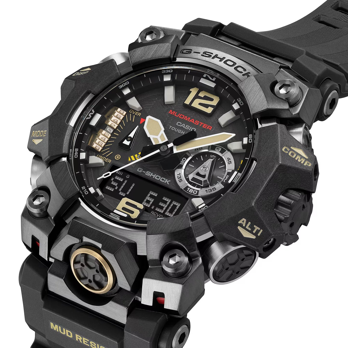 Reloj Análogo-Digital Mudmaster Carbono Sport Negro de Hombre