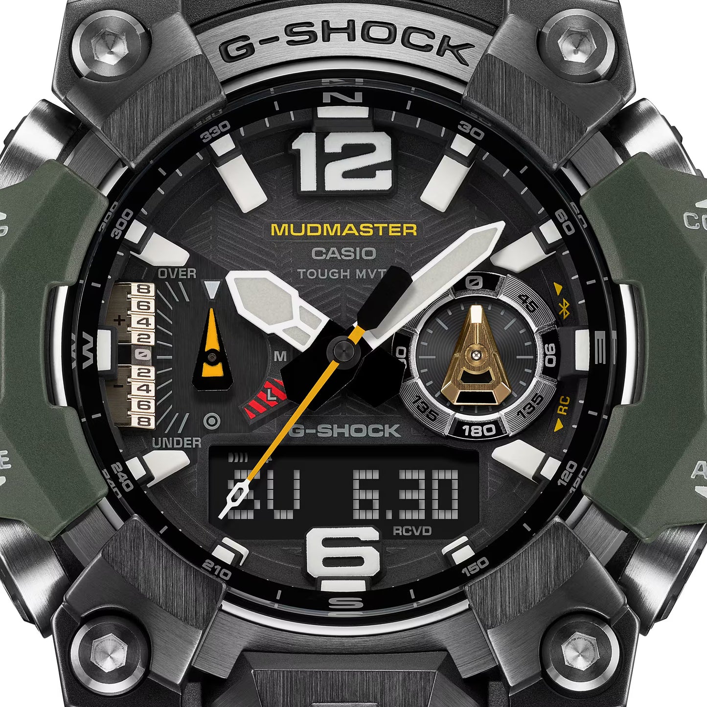 Reloj Análogo-Digital Mudmaster Carbono Sport Gris de Hombre