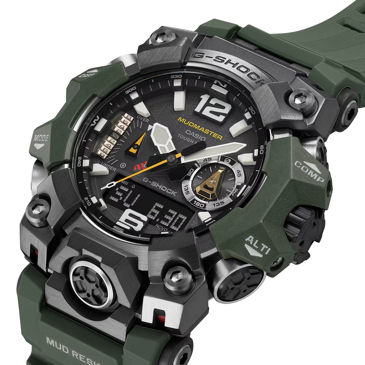 Reloj Análogo-Digital Mudmaster Carbono Sport Gris de Hombre