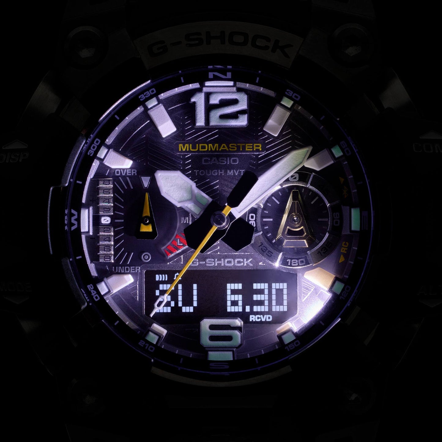 Reloj Análogo-Digital Mudmaster Carbono Sport Gris de Hombre