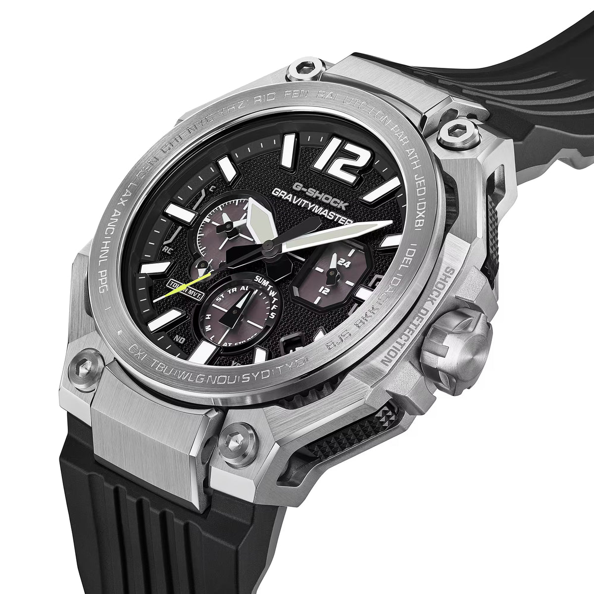 Reloj Análogo Gravitymaster Plateado de Hombre