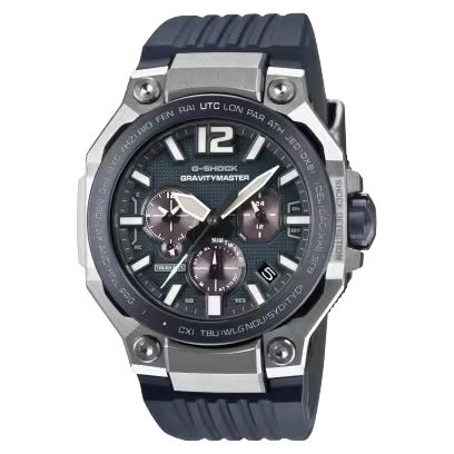 Reloj Análogo Casio G-Shock Gravitymaster Solar Azul y Negro de Hombre