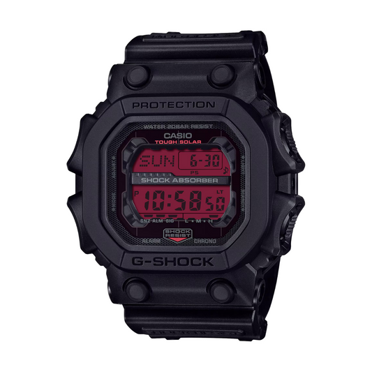 Reloj Digital Casual Negro de Hombre Serie Black & Red Tough Solar