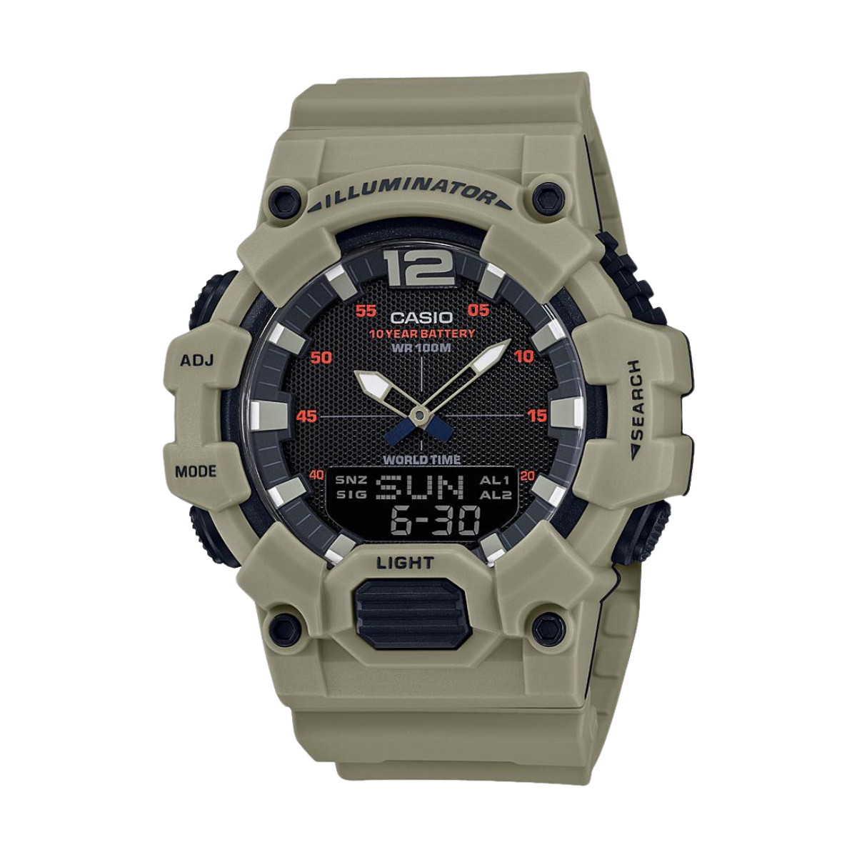 Reloj Análogo-Digital Illuminator Sport Crema de Hombre