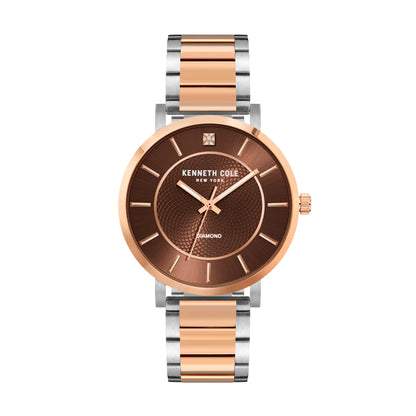 Reloj Análogo Diamond Luxury Rose gold  de Hombre